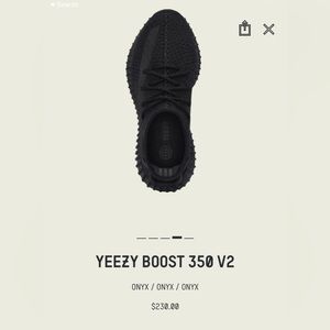 Adidas Yeezy Boost 350 V2 Onyx BNIB